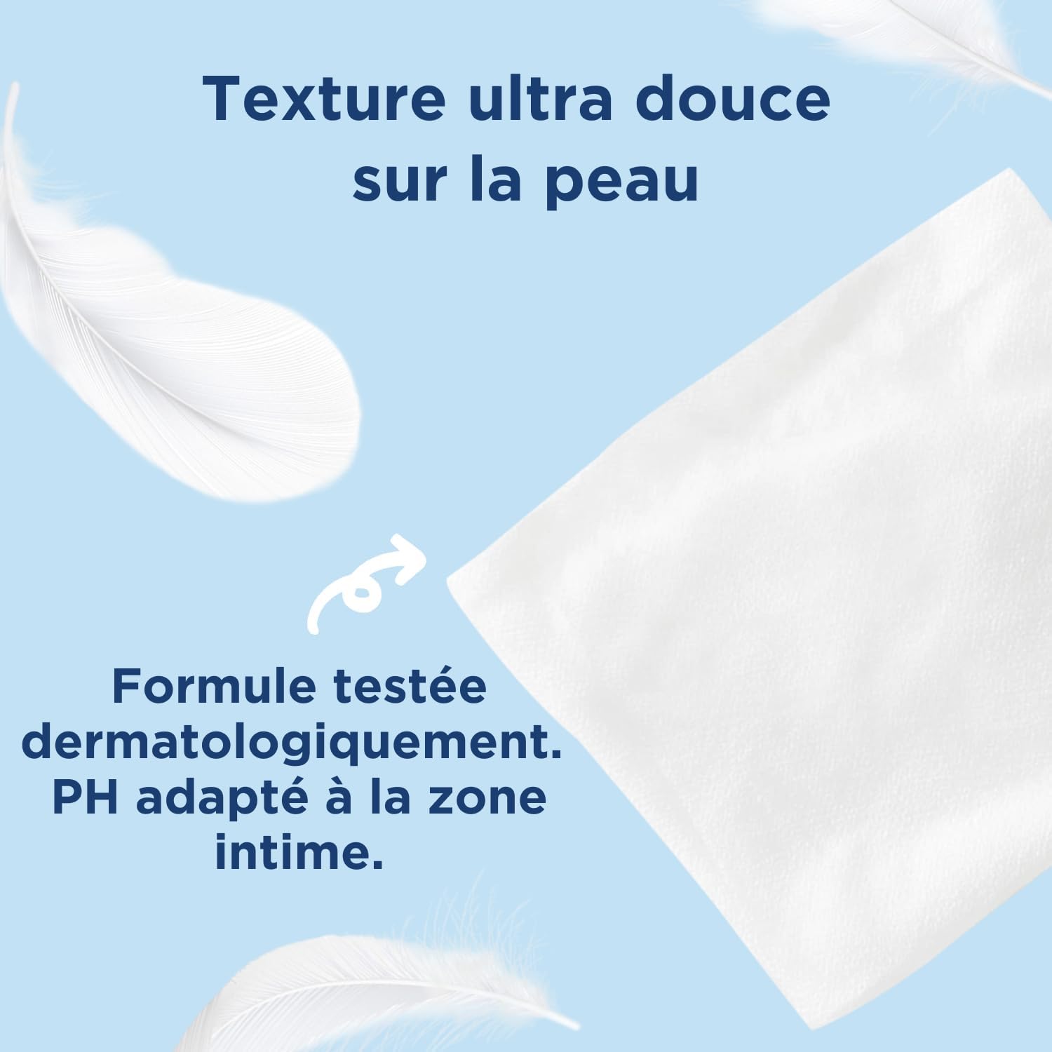 Fess Nett Fess'nett Papier Toilette Humidifié Sensitive 50 Pièces 1 Unité (Lot de 4) – Image 8