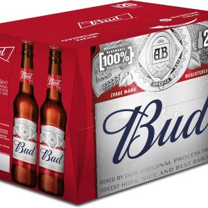 Bud Bière Pack 20 Bouteilles 25cl