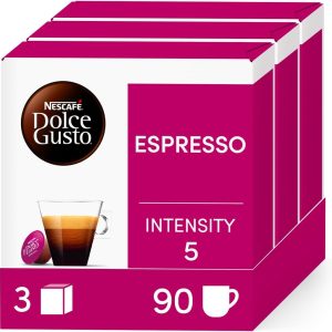 Nescafé Dolce Gusto Espresso - Café - 90 Capsules (Pack de 3 boîtes XL x 30)